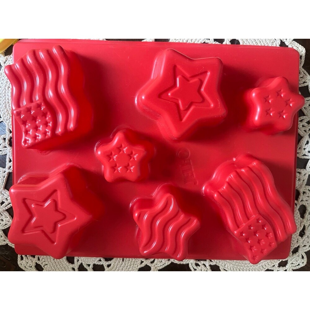 Jell-O Plastic 4th of July Mold